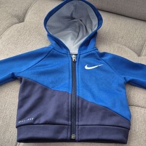 Nike Infant Kids Blue Zip-Up Hoodie
